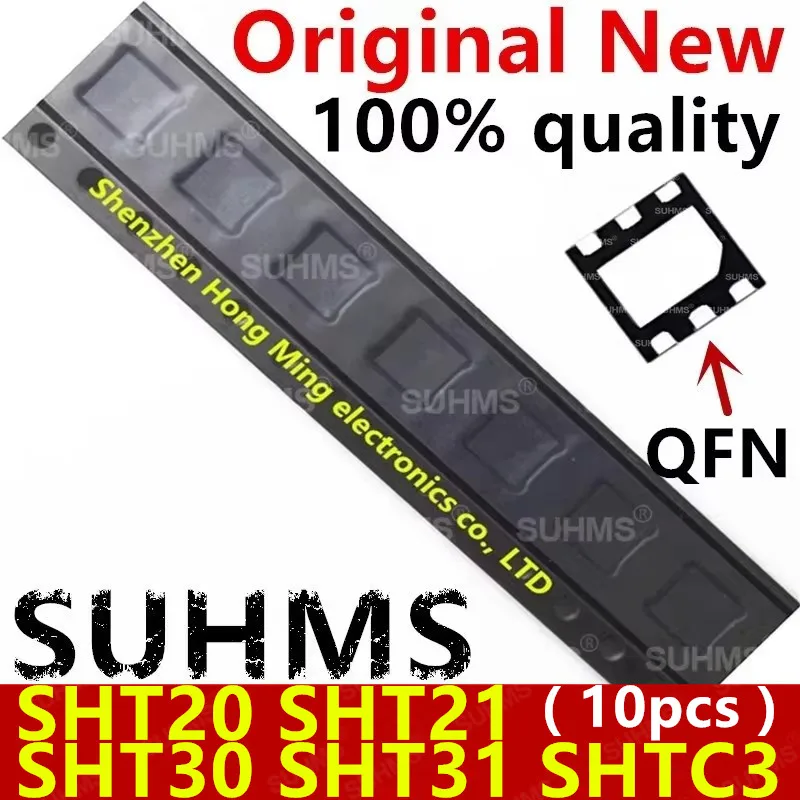 (10 Stück) 100 % neu SHT20 SHT21 SHT30 SHT31 SHTC3 QFN-6