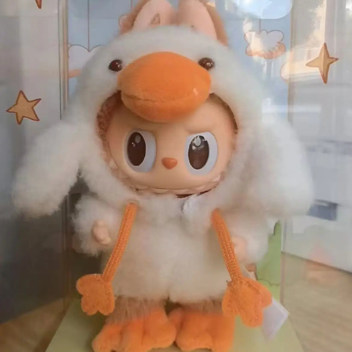 For Labubu Plush Duck The Monsters Forest Fairy Tale Series Clothes Cute Original Custom Hook Weaving Clothes Doll Accessories