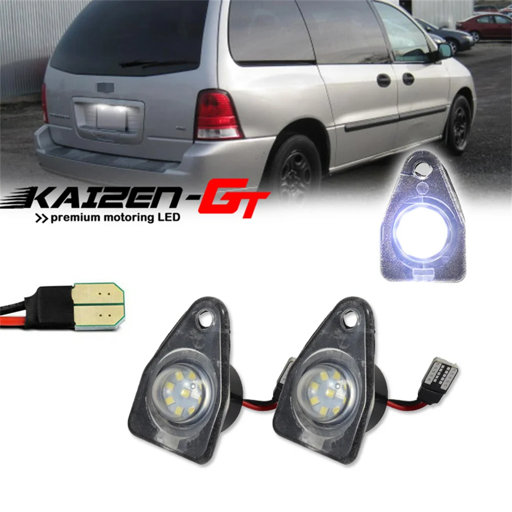 Luces LED blancas para matrícula de coche, para Ford Expedition Freestar, Lincoln Aviator Navigator, Mercury Monterey Sable