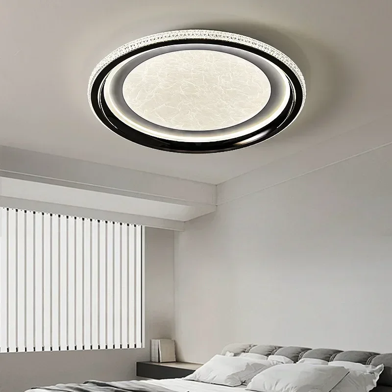 Italian ceiling light cloud bedroom room eye protection round light minimalist 2025 master bedroom new high PC