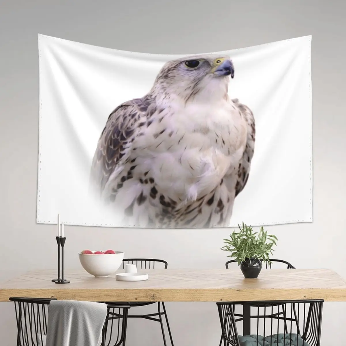 

Up Close and Personal with a Stunning Saker Falcon Tapestry Aesthetic Room Decorations Home Decoration Decoration Wall Tapestry