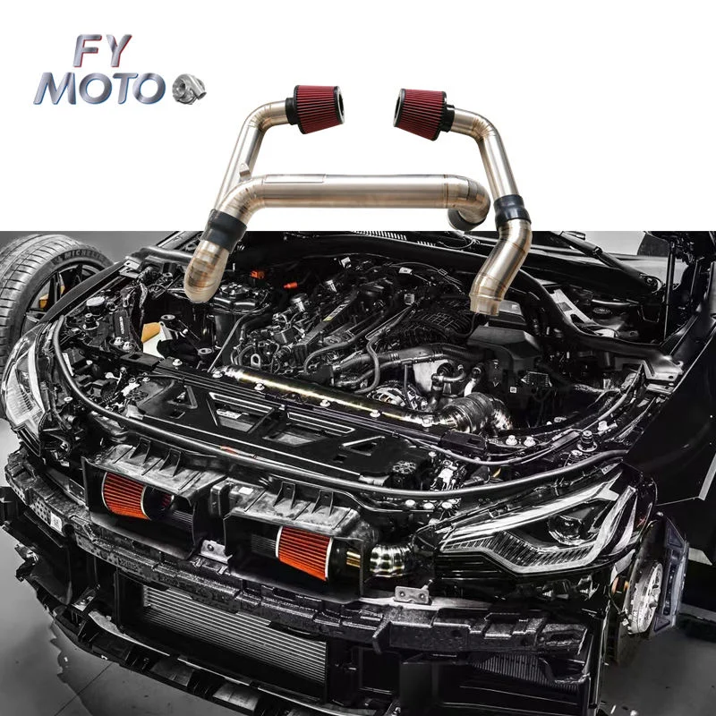 مدخل تثبيت أمامي من التيتانيوم لسيارات BMW G80 G82 M3 M4 المنافسة S58 لون طبيعي G87 M2 2023+ الأداء #3