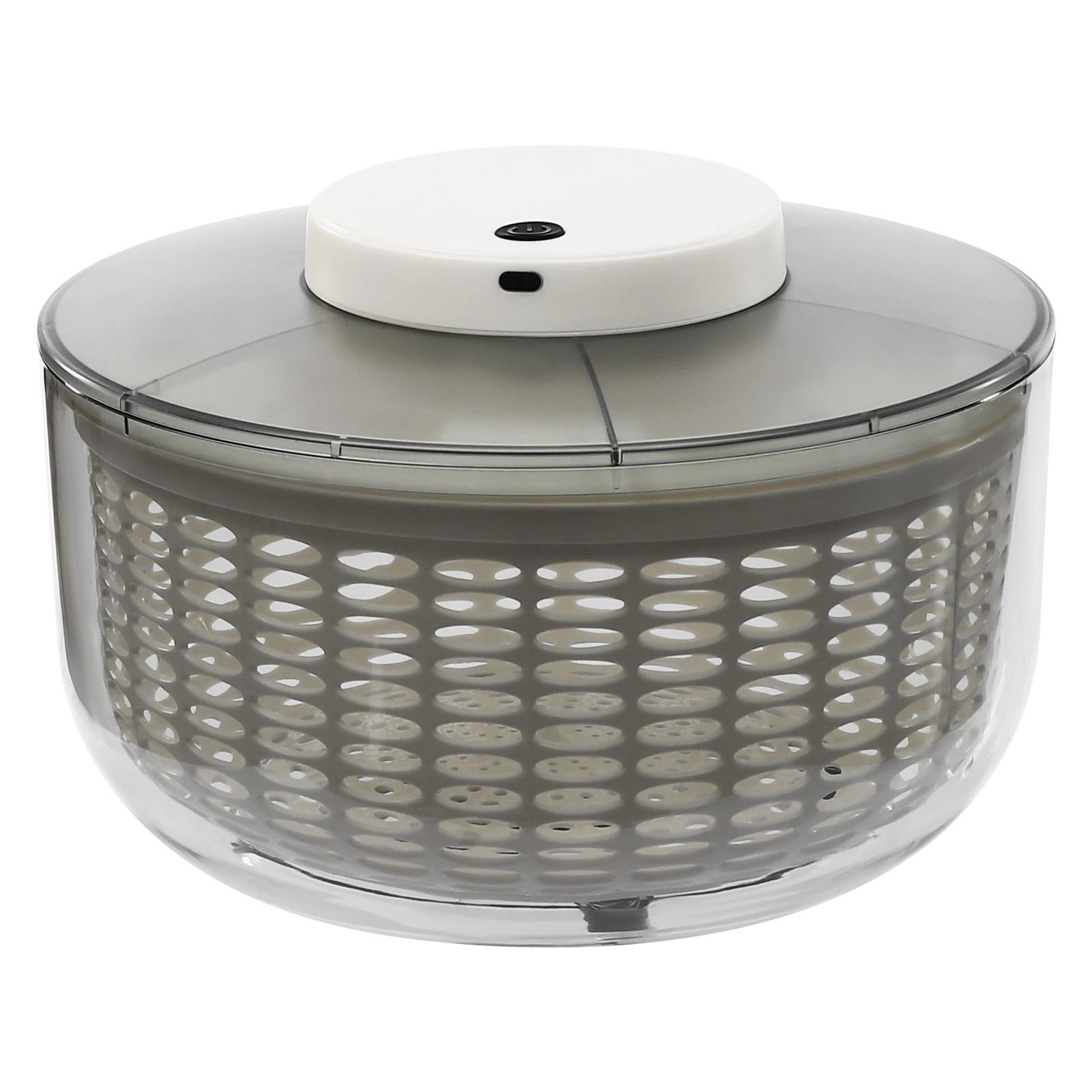 Electric Salad Spinner with 6W Power, High-Capacity Battery, One-Touch Operation for Quick Veggie Drying