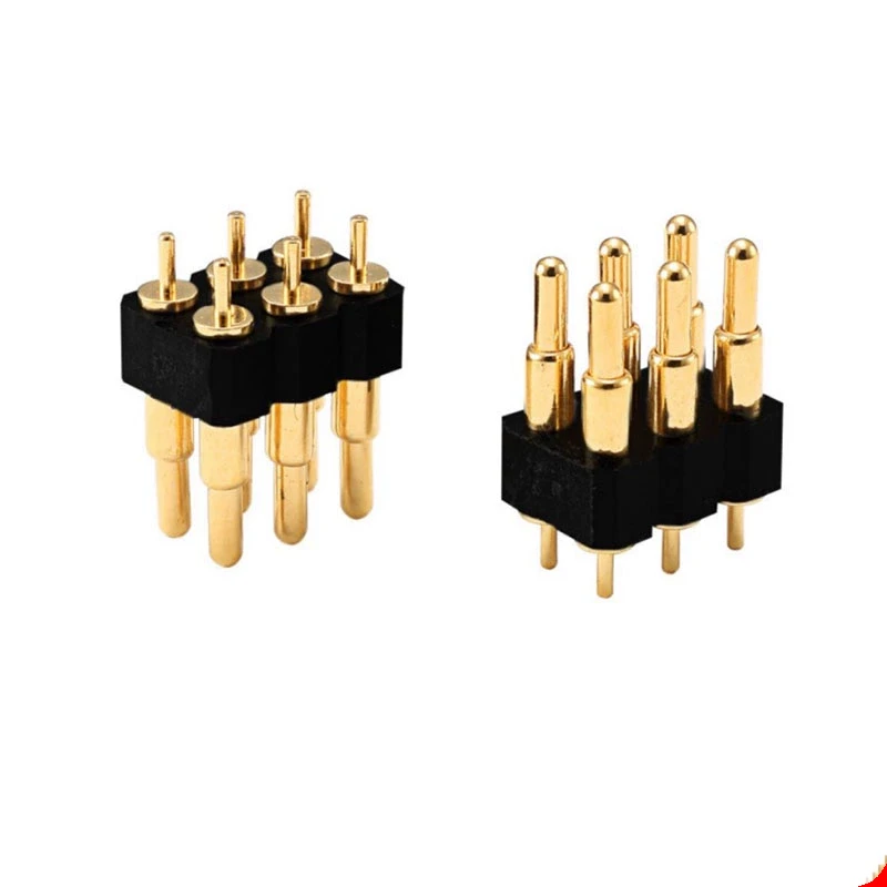 20 Pieces POGOPIN Connector Pin Header Spring Pin Female Socket Connector Charging Plastic Terminal Male Socket Spring Pin