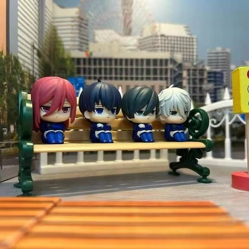 

Оригинальный Bandai Gashapon Blue Lock, фигурка ожидания Талисман Yoichi Isagi Rin Itoshi Nagi Seishiro Chigiri Hyoma, украшение для рабочего стола