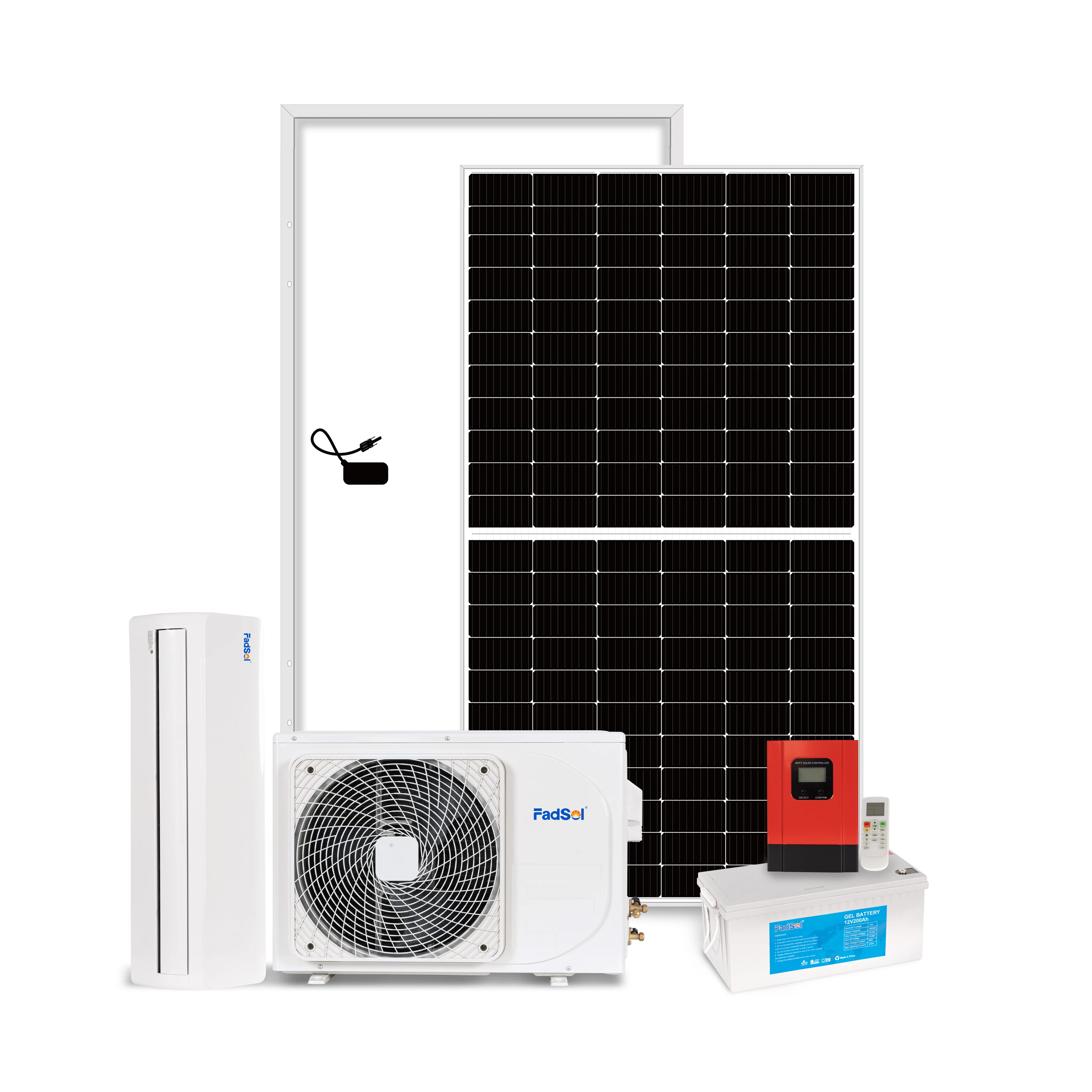 

Room Split Wall Mounted Off Grid Solar Powered Air Conditioners DC48V House Smart Solar Air Conditioners Off Grid