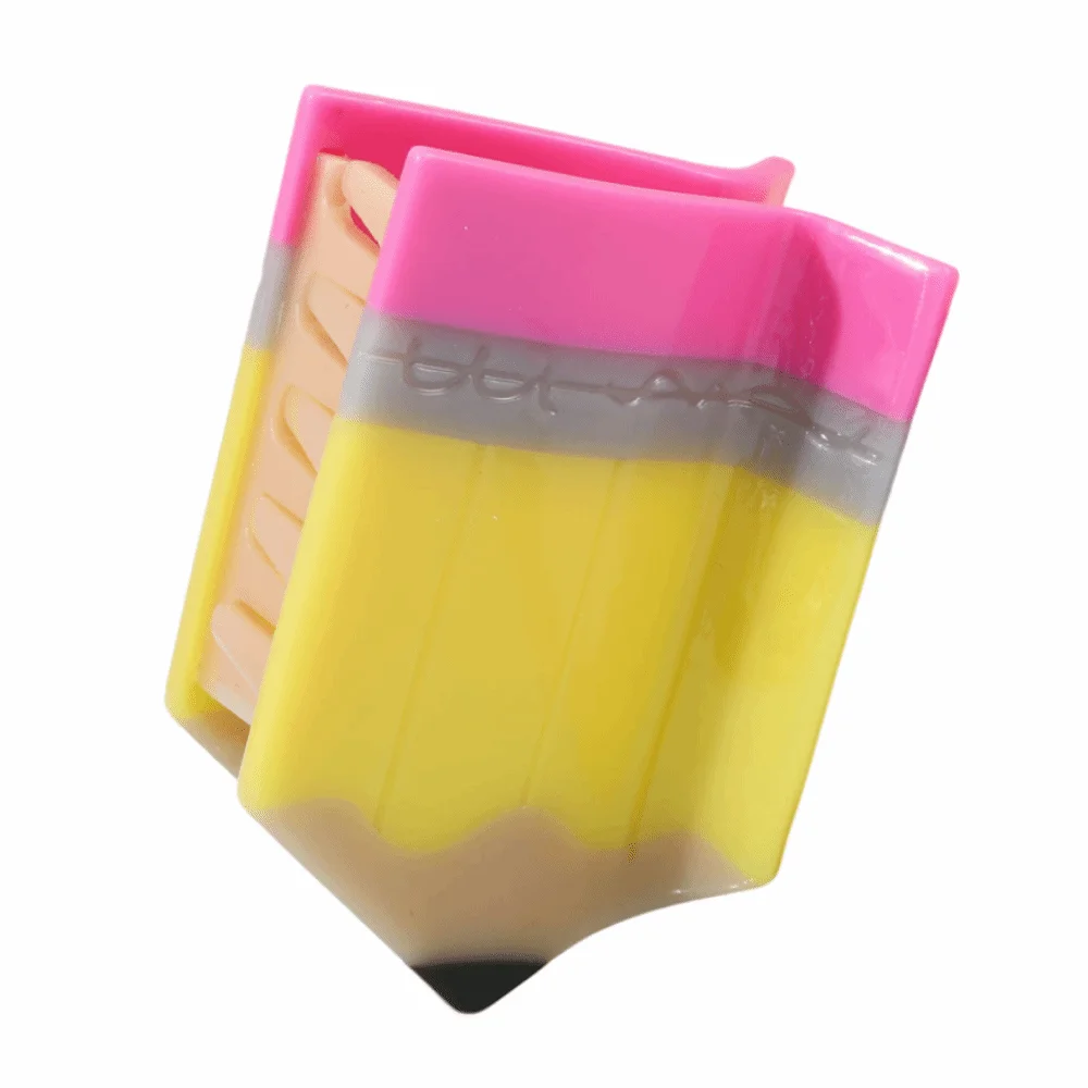 

Practical Funny Book Hair Claw Cute Novelty Pencil Hair Barrettes Comfortable To Wear Non-slip Palette Shark Clip Girls