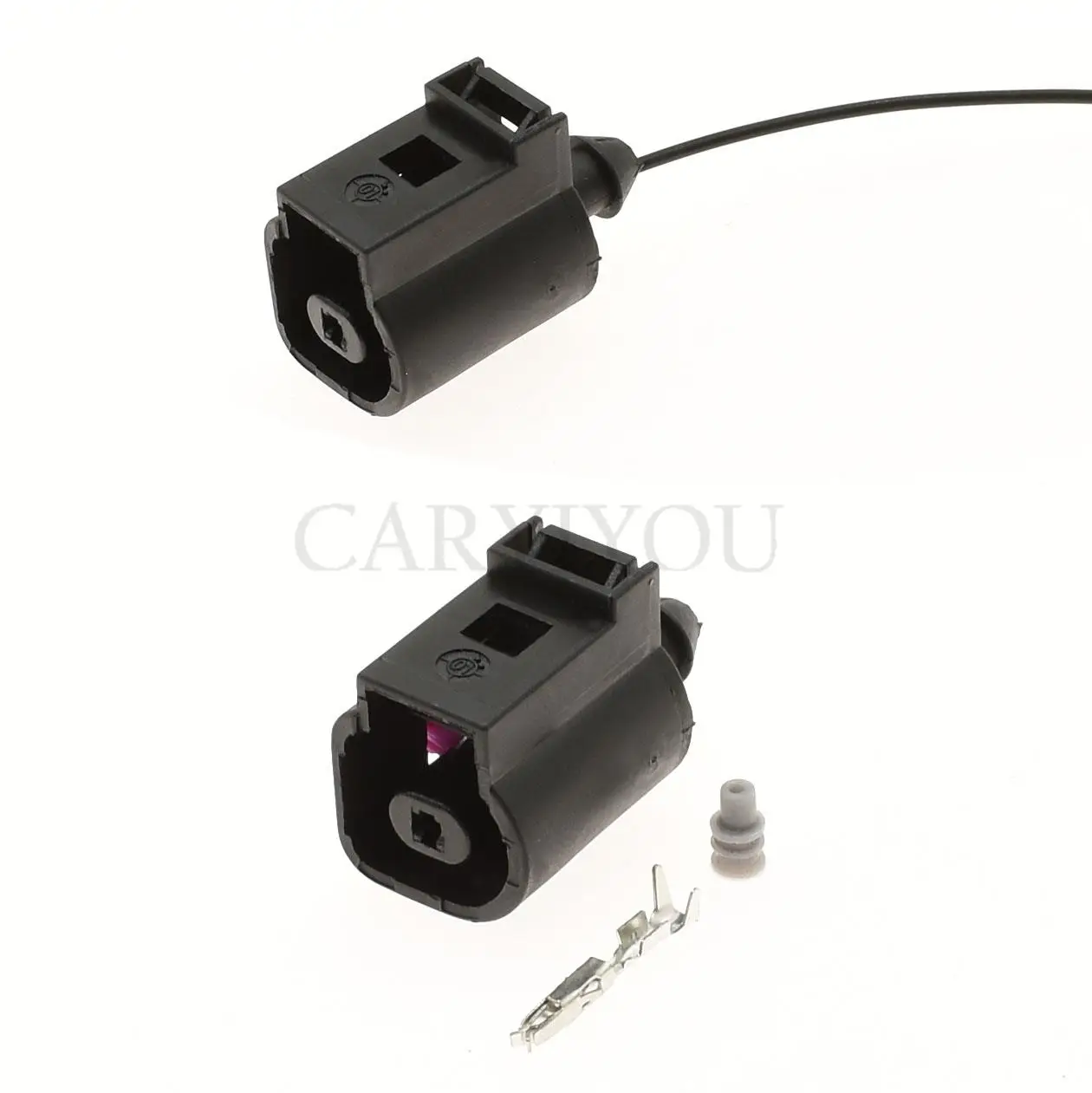 1 Set 1 Pin Oil Pressure Sensor Connector Plug Horn 1.5 MM Socket for Audi VW Jetta Golf GTI Passat DJ7012A-1.5-21