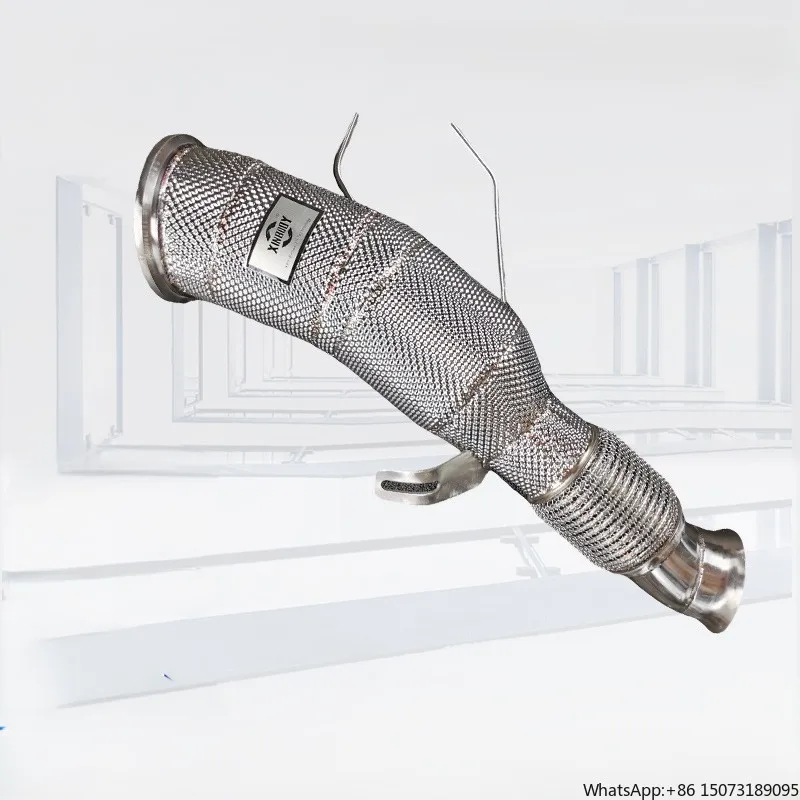 

28.High Performance Stainless Steel High-Flow Front Pipe With Catalytic Converter for B58 X5/X6/X7 3.0T