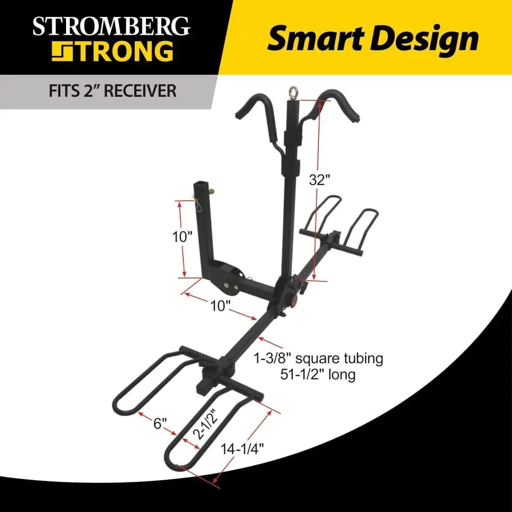 Mount Bike Rack- Bike Rack Receiver Mount- Bike Rack Hitch- BC-202 Model for 2-inch Receiver-