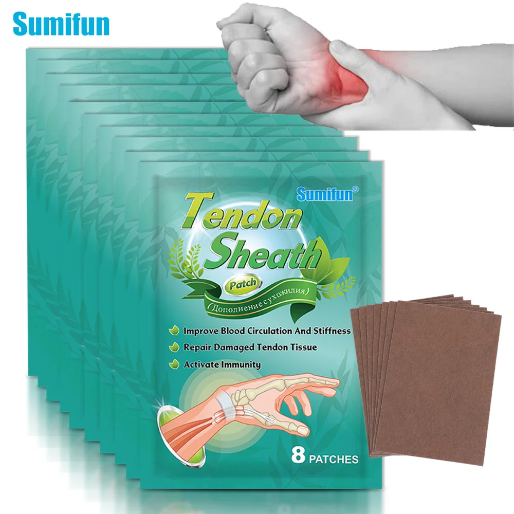 

8/16/32pcs Tendon Sheath Pain Relief Patch Finger Wrist Analgesic Massage Tenosynovitis Sticker Elbow Joint Ache Medical Plaster