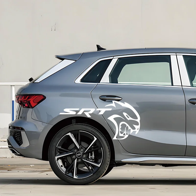 ملصقات حواجب عجلة السيارة لسيارة دودج تشارجر تشالينجر SXT عيار دورانجو المنتقم ملحقات ضبط السيارات شارات الفينيل للجسم بالكامل #3