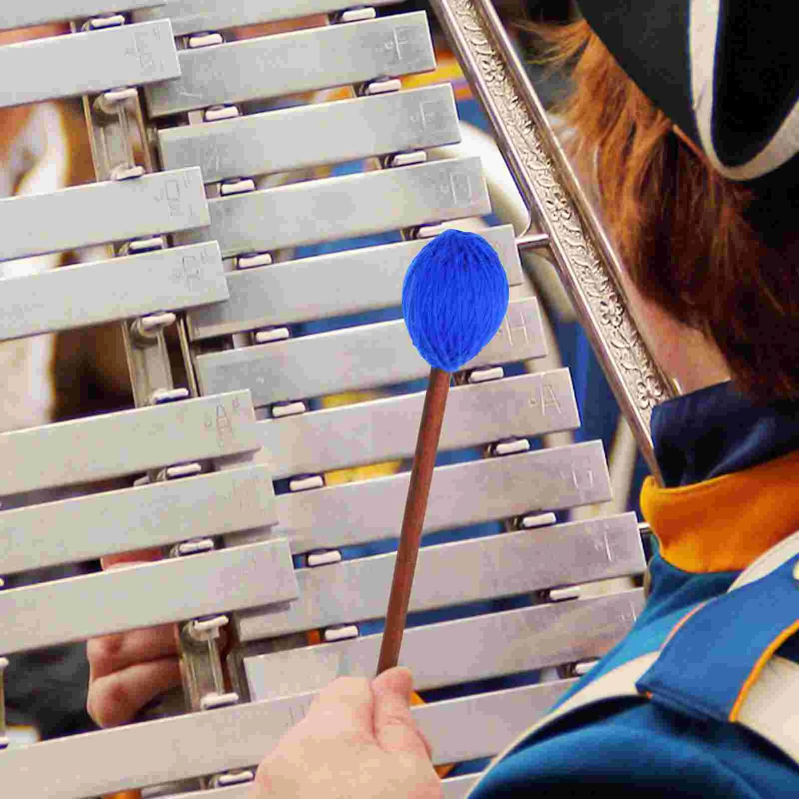 Baquetas de percusión para xilófono, Marimba, baquetas de rendimiento ligero, instrumento Musical de arce, lengua para estudiantes, 2 uds.