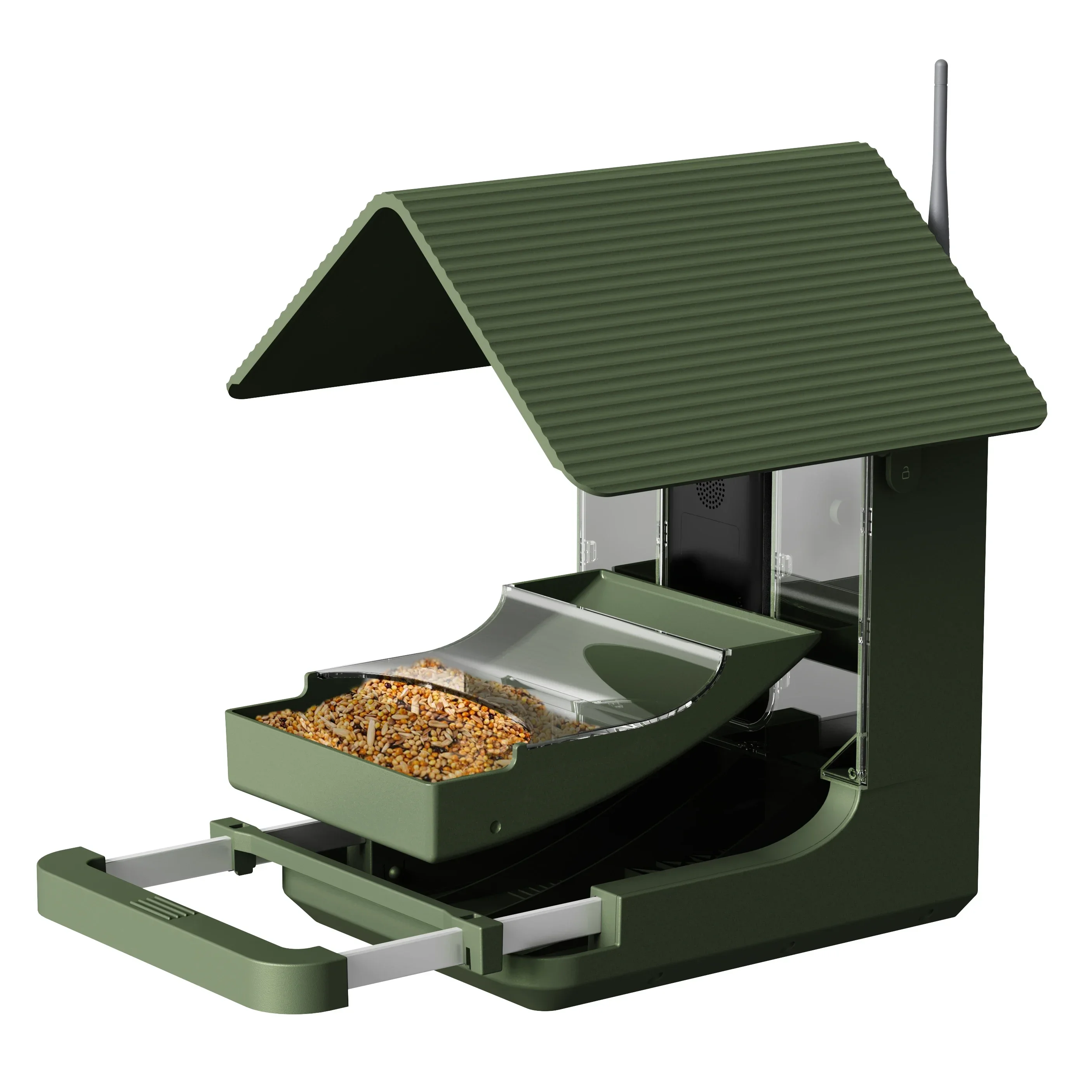 10000mAh Battery Smart Bird Feeder 4K camer Dual-way Audio