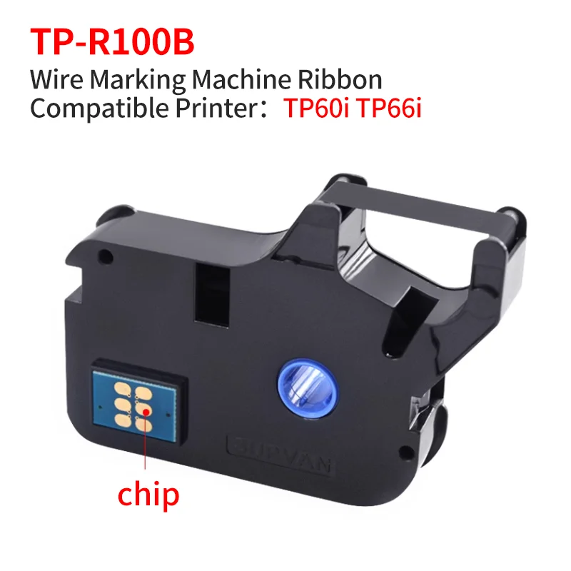 1-10pcs TP-R1002B TP-R100B Supvan Sleeve Heat Shrink Tube tape Ribbion for TP70 TP76 TP80 TP86 TP60i TP66i numbering machine