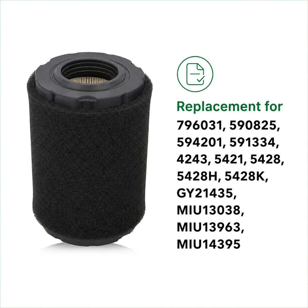 Air Filter Compatible 4243 5421 5428 5428H 5428K for Craftsman IT2000 IT1500 Husqvarna YTA22V46 Fits 31A707 31A807 Engine & more