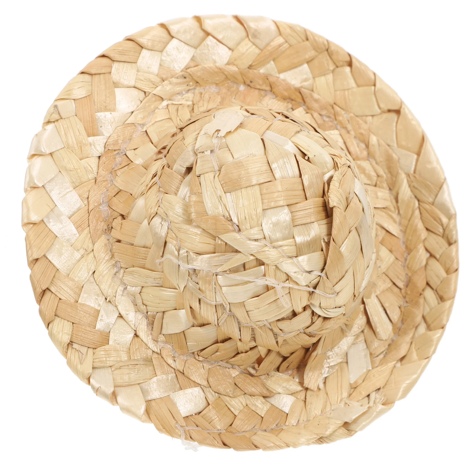 

1Pcs Painting Straw Hat Mini DIY Prop for Kids Creative Kindergarten Nursery Decoration Craft Supply Painting Straw Hat