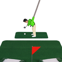 AM-Mini Golf Game Mini Golf Club Doll Set Indoor Parent-Child Games Children'S Educational Plastic Toys Golf Toys Green