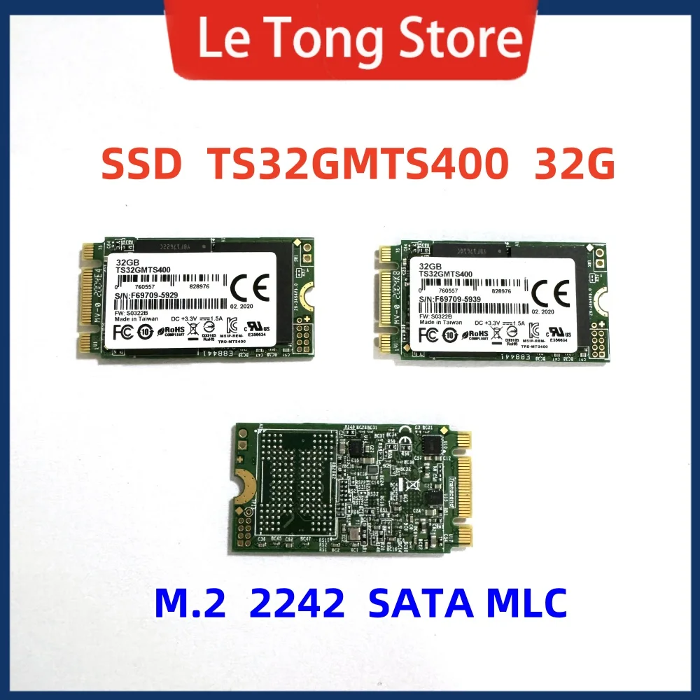 New Original For Transcend MTS400 32GB 64G solid state drive 2242 M2 SATA protocol mlc granule SSD TS32GMTS400