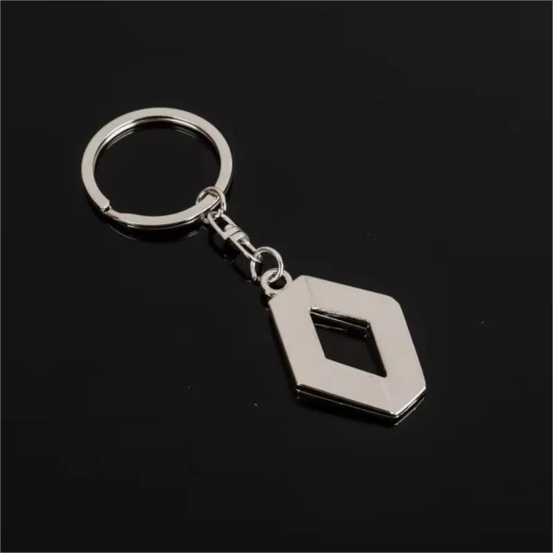 3D Metal Car Emblem Keychain Gift Keyring Key Pendant for Renault RS Clio Scenic Logan Megane Koleos Sandero Safrane Accessories