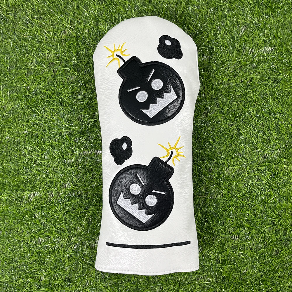 Devil Golf Club Cover Head Cover Protective Cover 135 Fairway Wooden Chicken Leg Stick Cover Pusher Cover image 3