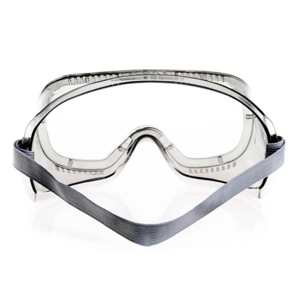 Portable Professional Safety Goggles Dustproof Protective Anti Splash Eyewear Vented Clear Lens Anti-Fog Glasses Eye Protection