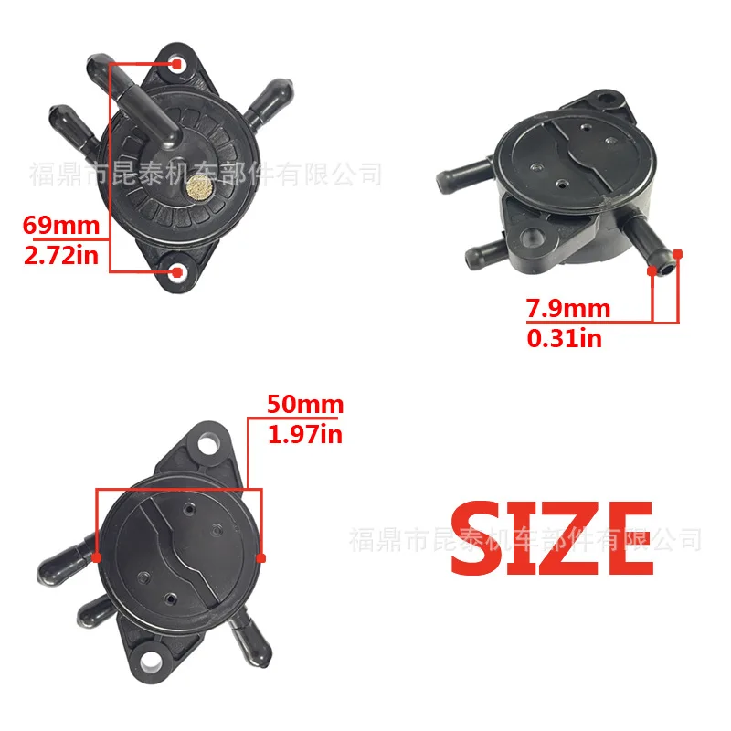 Fit for： Oregon 07-700 Fuel Pump Replacement for Briggs & Stratton 491922 557033 807429 808656 808281 808322 691034 692313