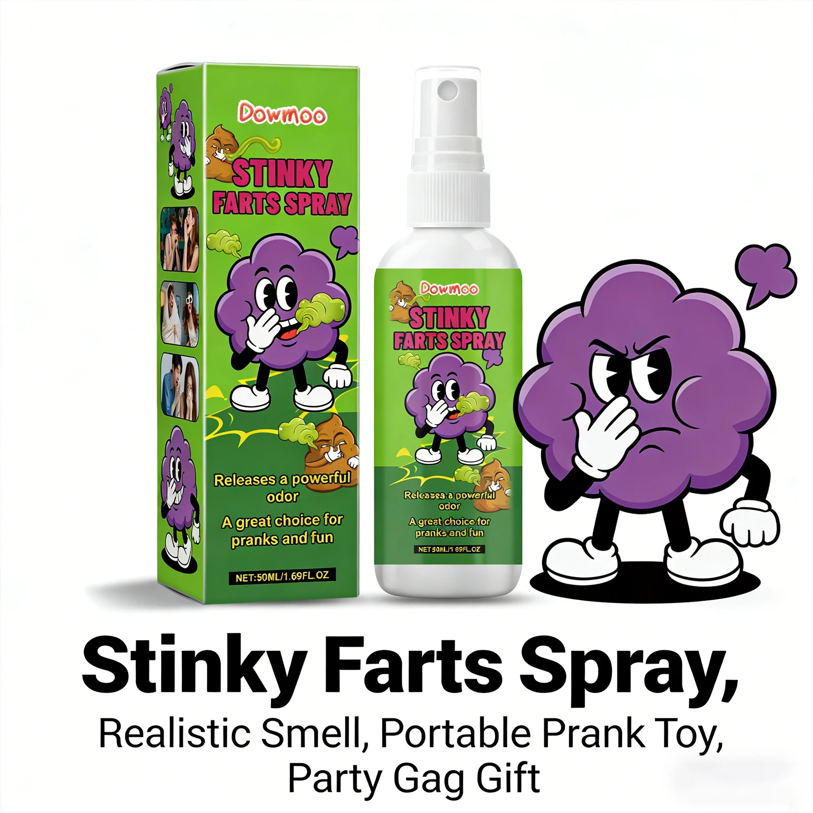 

Liquid Fart Spray Strong Stinky Odor Bringing Joyful Laughter Enhance Party Interaction Funny Toys Portable Party Prank Supplies