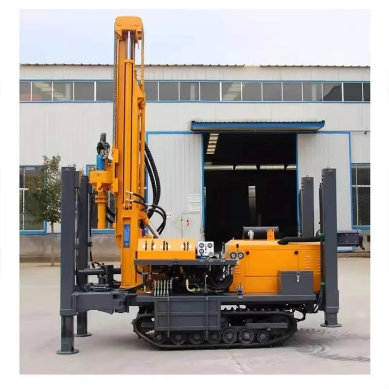 400M Crawler Type Mounted Water Well Drilling Rig Water Well Borehole Drilling Rig Machine