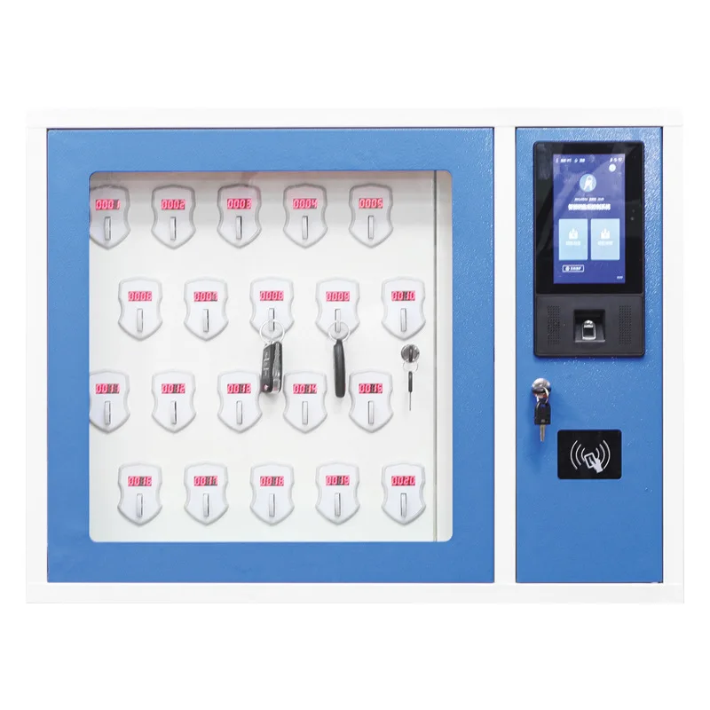 

Smart key cabinet password fingerprint key storage box swipe card facial recognition safe