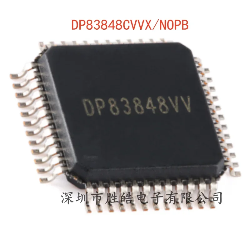 

(2PCS) NEW DP83848CVVX/NOPB Ethernet PHY Transceiver Chip LQFP-48 DP83848 Integrated Circuit