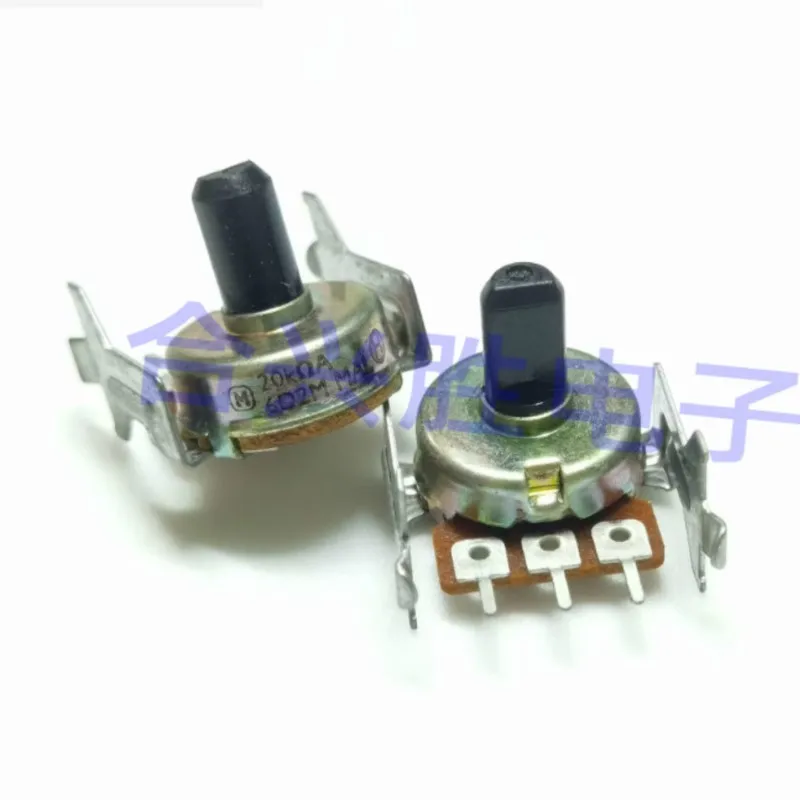 1PCS 161 Type Potentiometer Single A20K Power Amplifier Audio Speaker Volume Adjustment Potentiometer