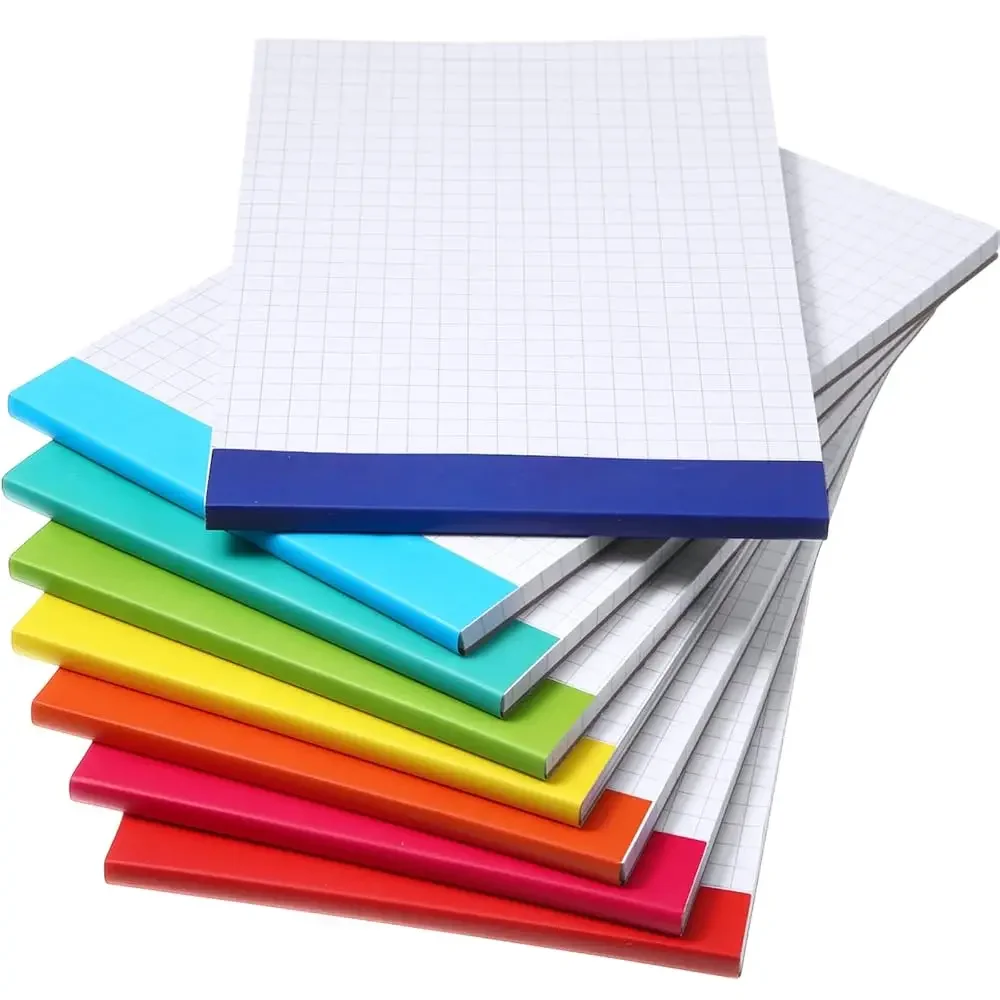 

Блокнот Jetec Small Graph Paper Notepad 5 x 8 дюймов, мини-блокнот, двусторонние листы для заметок, канцелярские товары для школы, карманный блокнот, ассорти.