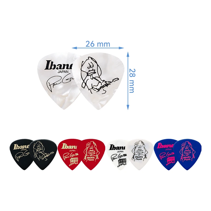 Kostki do gitary Ibanez Paul Gilbert Signature Edition 1,0 mm Oryginalne akcesoria gitarowe