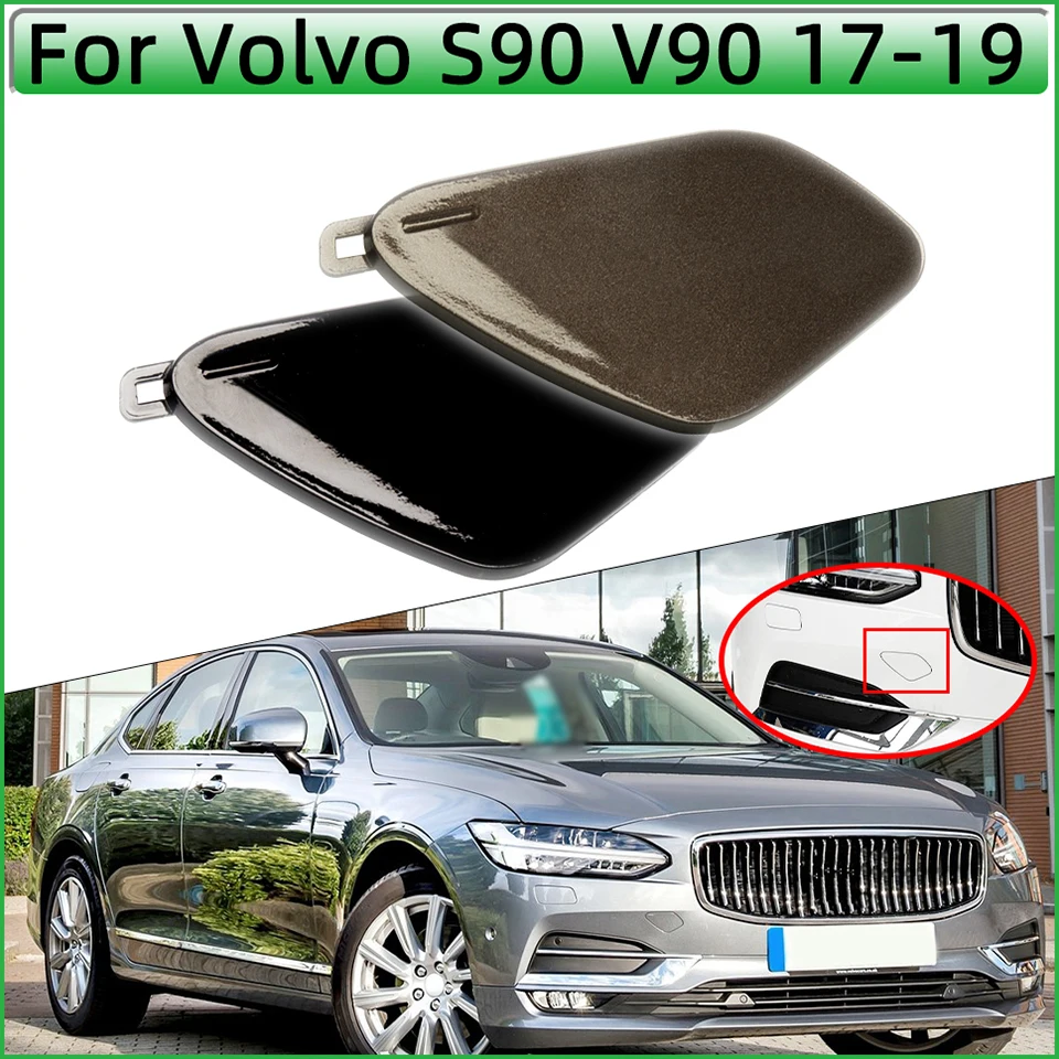 Für volvo s90 v90 2017 2018 2019 39839818 31333227 Autozubehör Front stoßstange Abschlepp haken Ösen abdeckung Kappe Schlepp anhänger Deckel