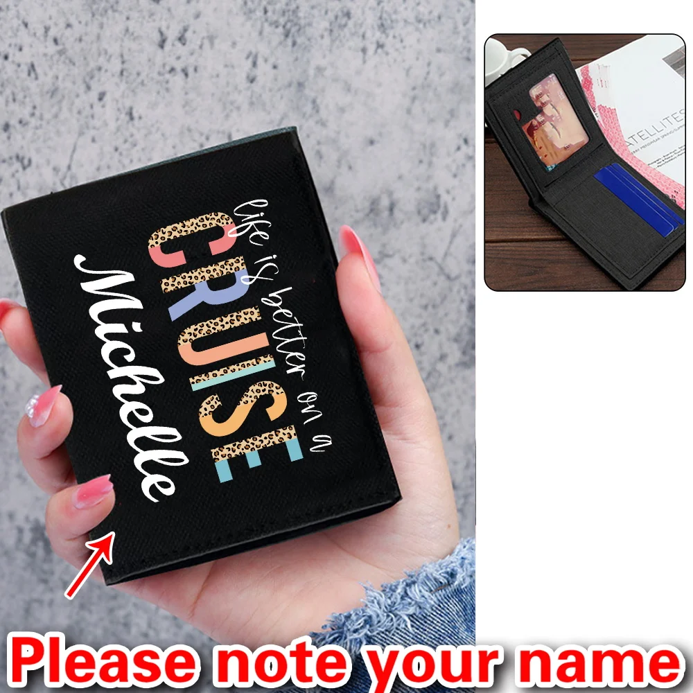 

Personalized Customized Fashion Printing Large Capacity Multi-card Slot Card Package Folding Wallet Light Short Wallet