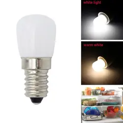 E12 LED Fridge Light Bulb Refrigerator Corn Bulb AC 220V 240V LED Lamp White/Warm White SMD2835 Replace Halogen Light