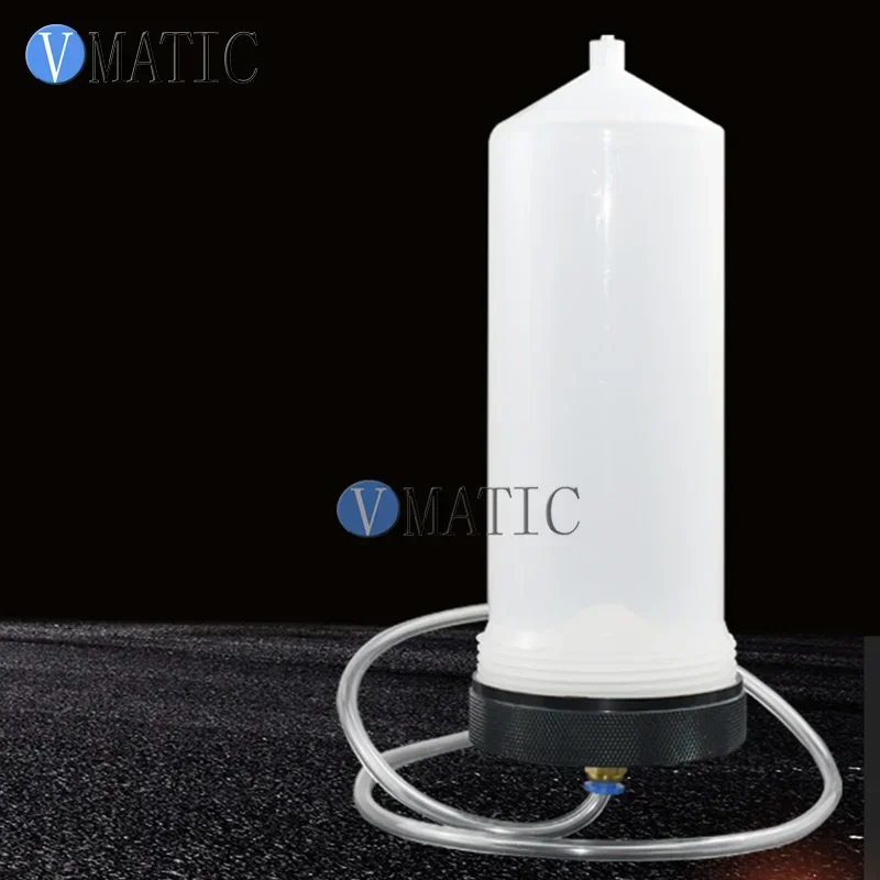 Hot Sale Quality 500 Cc / Ml Luer Lock Tip Glue Dispenser Pneumatic Syringe Barrel With Adapter