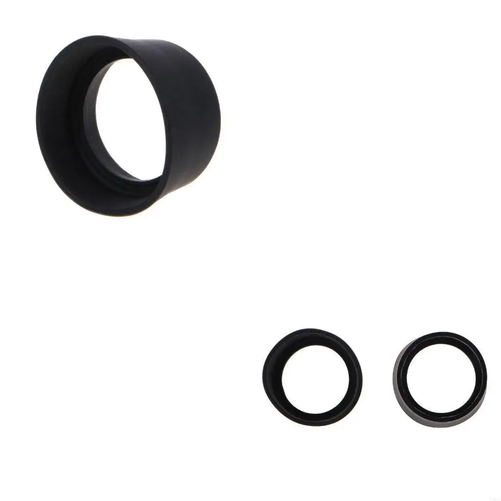 Rubber Eyecups with 35-37mm Inner Diameter Flexible Rubber Eyepiece Eye Shielding