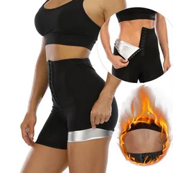 Sauna Shapers Hot Body Shaper Pants Sweat Sauna Effect Slimming Pants Fitness Short Shapewear Workout Gym Leggings Fitness Pants