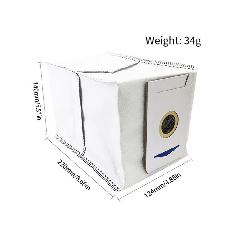 ABRG-Spazzola laterale principale Panno per mop per Ecovacs T30PRO/T30MAX Accessori Filtro sacchetto per la polvere