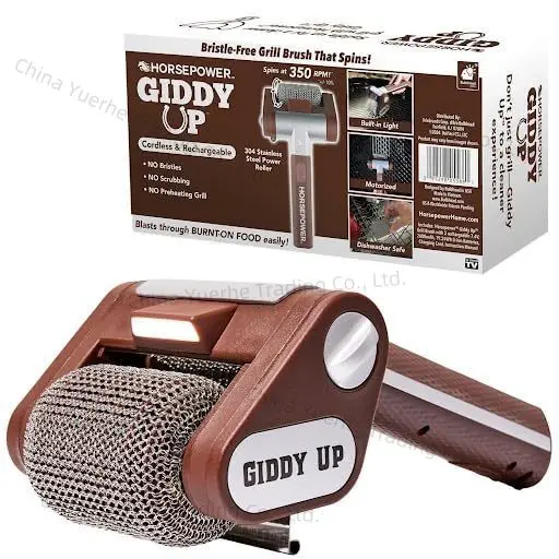 

Electric BBQ Brush Household Rechargeable BBQ Brush Cleanable Portable Outdoor