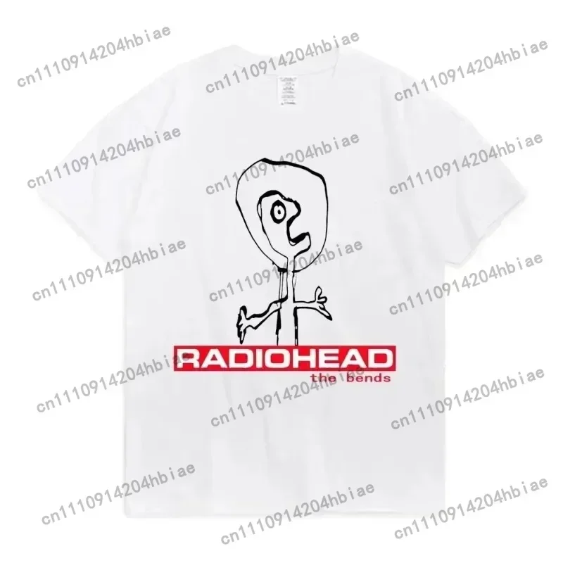 2025 Summer Radiohead The Bends Tshirt Men Women Cotton Tee Hip Hop Short Sleeve T Shirt Clothes T-shirts Tops Gift for Fans
