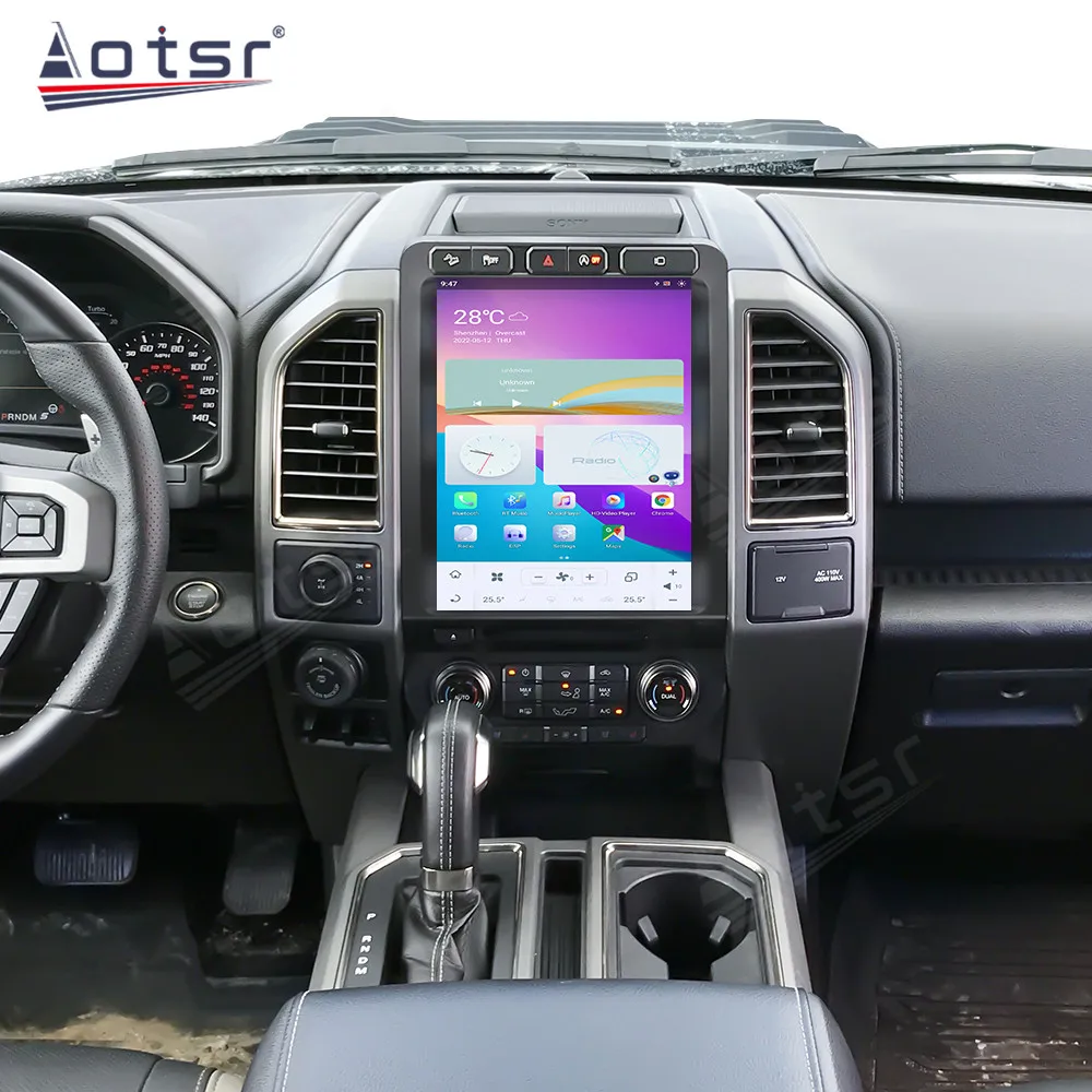 

12,1 "сенсорный HD экран Android12 автомобильное радио для Ford F-150 GPS авто Navi Аудио Видео Мультимедиа Carplay плеер стерео головное устройство DSP