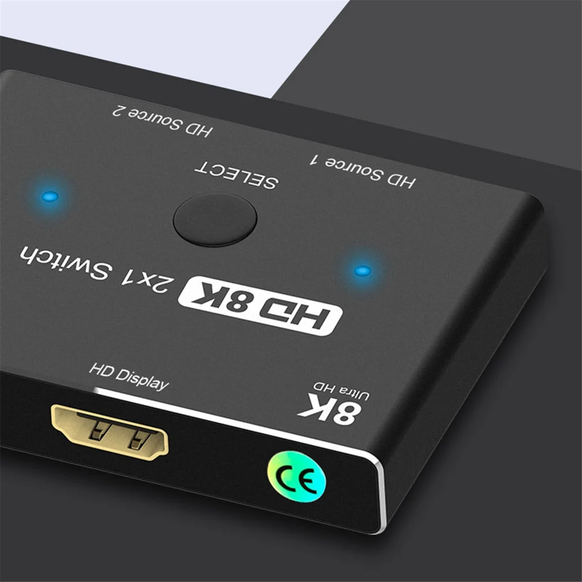 ATP-8K Switcher .1 Converter 2 in 1 Out Splitter Support Power Management Multi Function Portable Distributor