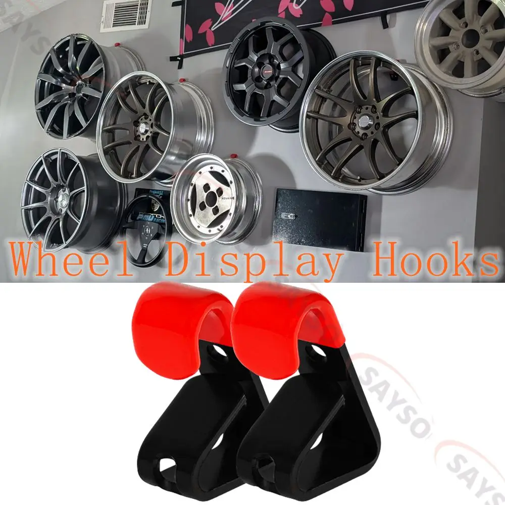

Набор из 2/1 металлических крючков для демонстрации автомобильных дисков, крючки для подвешивания колесных дисков