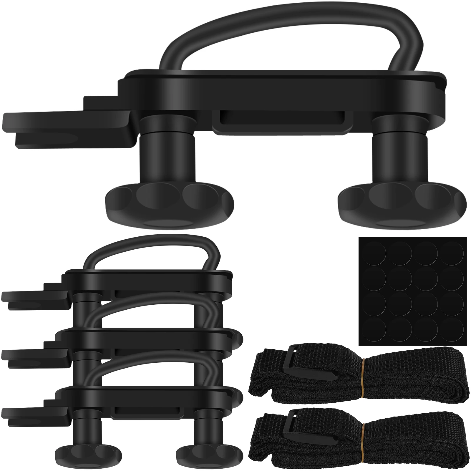 Roof Box Mounting Fitting Kit Heavy Duty Roof Box U-Bolt Clamp Universal Roof Rack Bracket Kit Car Mounting Accessories Car Rack