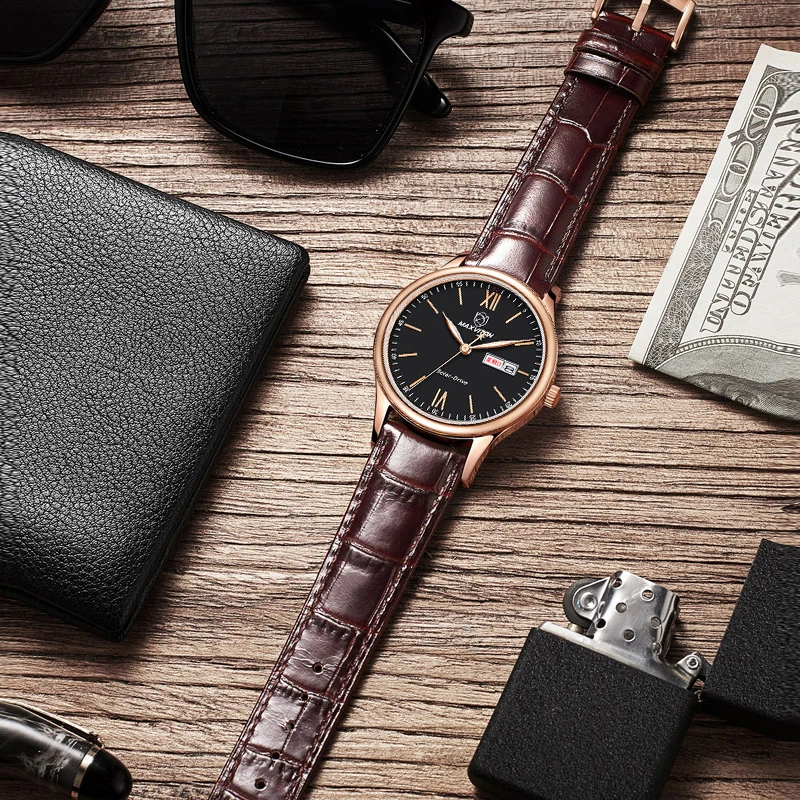 MAXVITON Watch  Women's Luxury Elegant Fashion Casual Luminous Waterproof Solar Watch  Men's & Couple Watches  Authentic