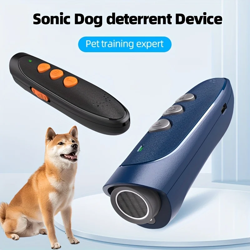 Dispositivo automático para ladrar con tecnología sónica, dispositivo de entrenamiento para perros y mascotas
