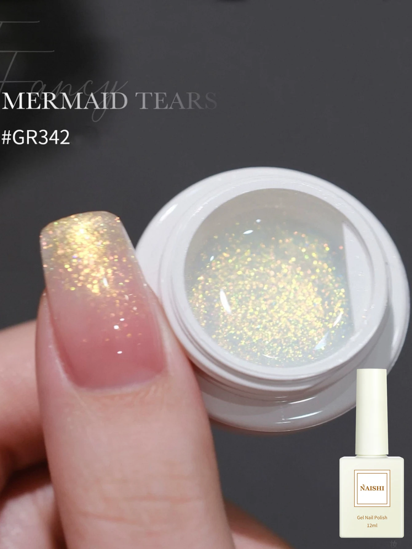 4 pçs 2025 nova moda arte do prego moda fototerapia espumante aurora brilho fino esmagado diamante fragmentos de vidro transparente prego